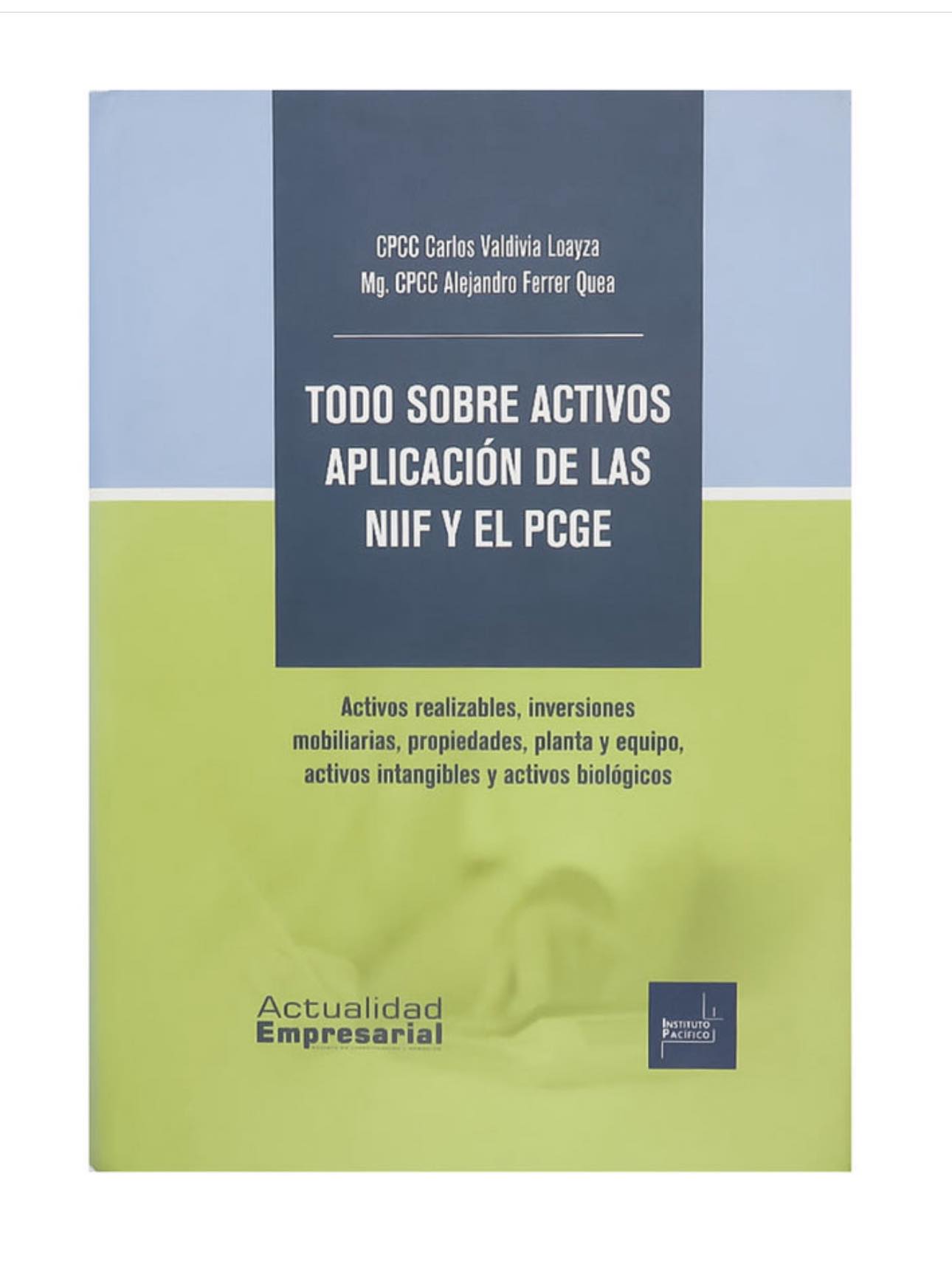 TODO SOBRE ACTIVOS APLICACIÓN DE LAS NIIF Y EL PCGE
