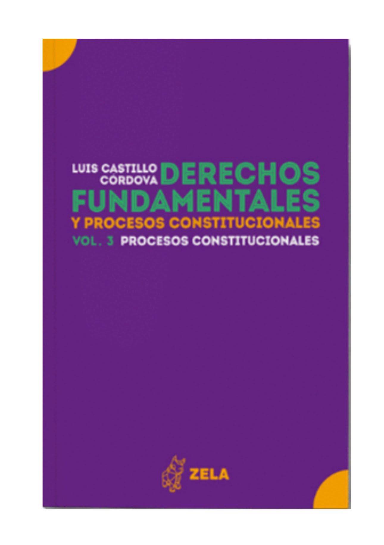 DERECHOS FUNDAMENTALES Y PROCESOS CONSTITUCIONALES Vol.3