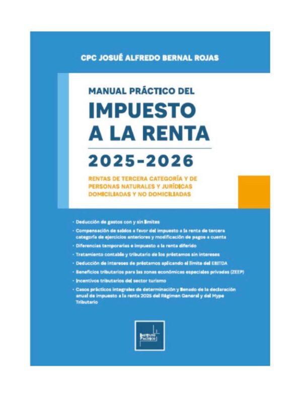 MANUAL PRÁCTICO DEL IMPUESTO A LA RENTA 2025-2026 - Libreria Rashomon