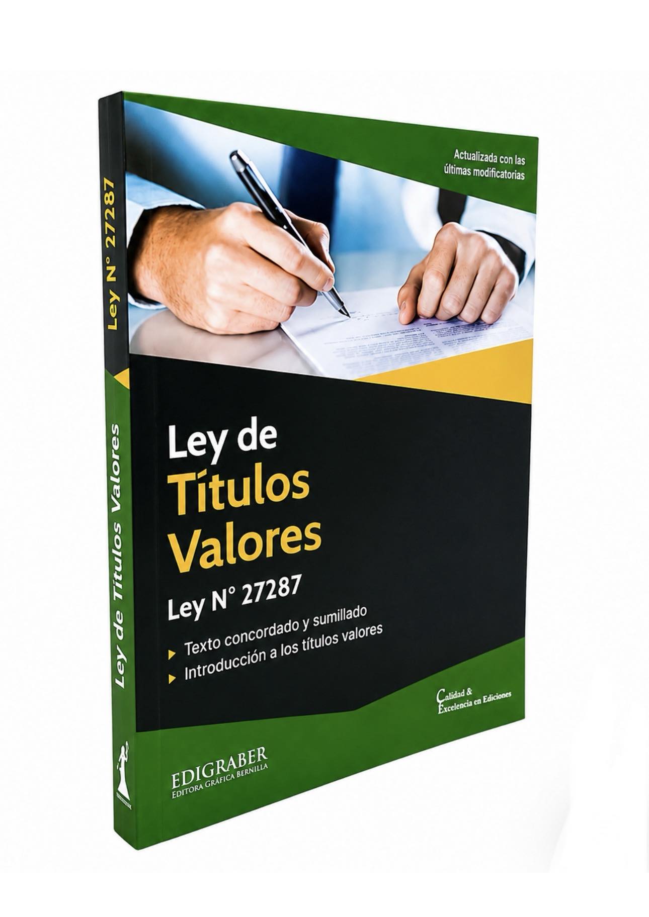 LEY DE TÍTULOS VALORES Ley N° 27287
